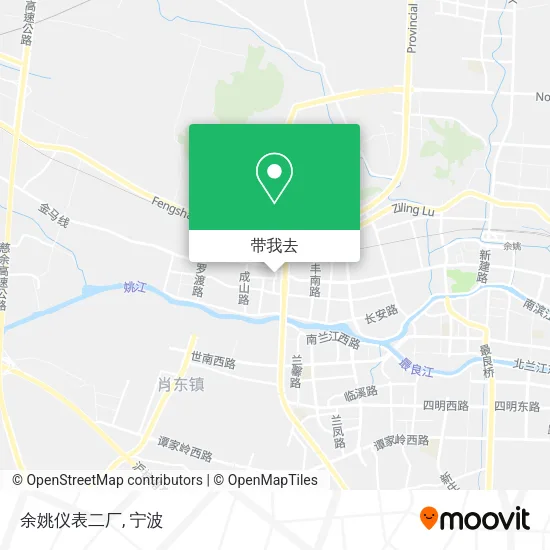 余姚仪表二厂地图