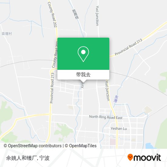 余姚人和镬厂地图