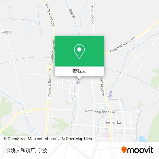 余姚人和镬厂地图