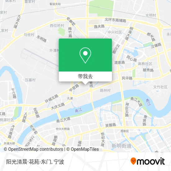 阳光清晨·花苑-东门地图