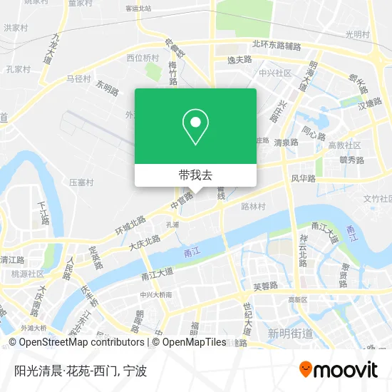 阳光清晨·花苑-西门地图