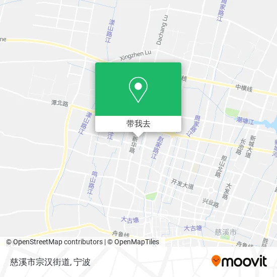 慈溪市宗汉街道地图
