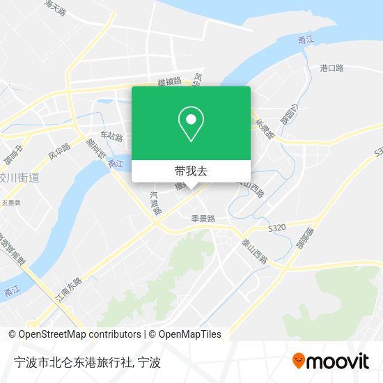 宁波市北仑东港旅行社地图