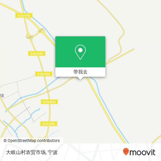 大岐山村农贸市场地图