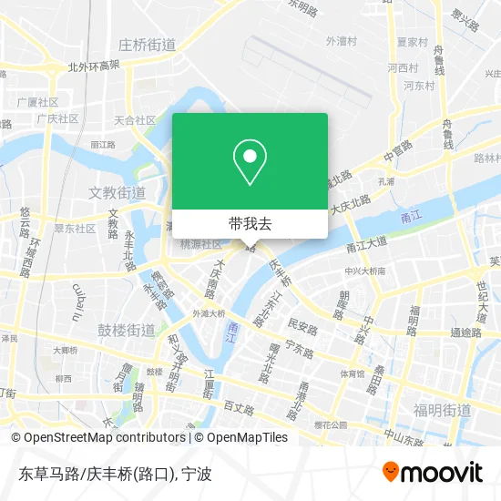 东草马路/庆丰桥(路口)地图