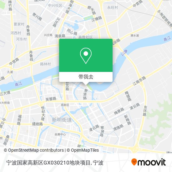 宁波国家高新区GX030210地块项目地图