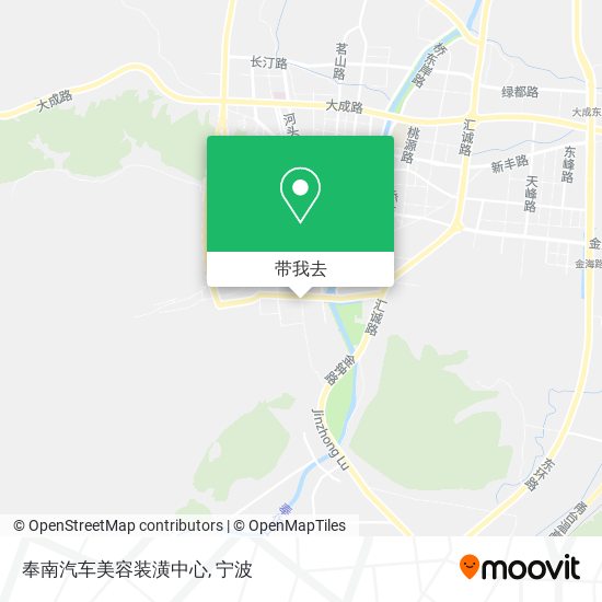 奉南汽车美容装潢中心地图