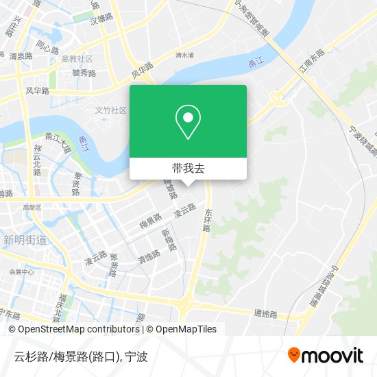 云杉路/梅景路(路口)地图
