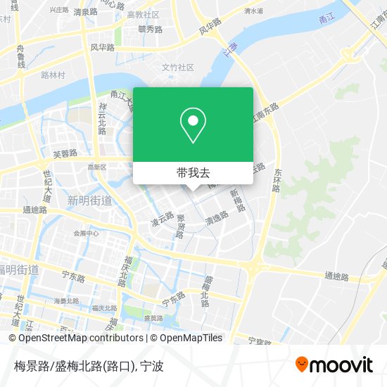 梅景路/盛梅北路(路口)地图