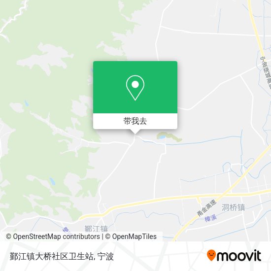 鄞江镇大桥社区卫生站地图