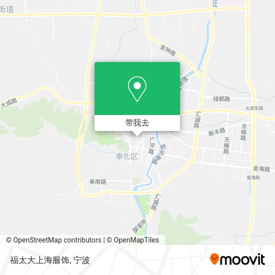 福太大上海服饰地图
