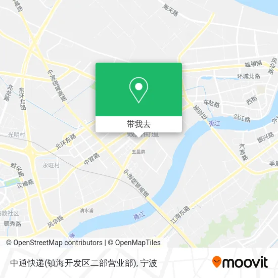 中通快递(镇海开发区二部营业部)地图