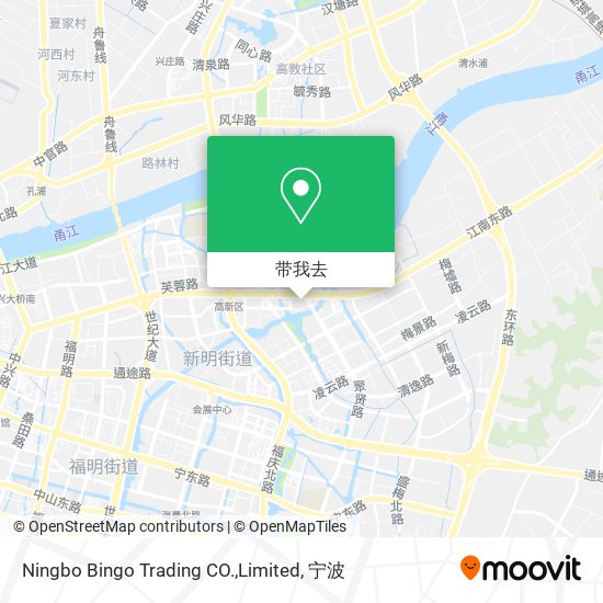 Ningbo Bingo Trading CO.,Limited地图