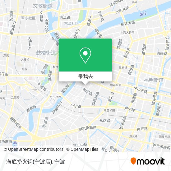 海底捞火锅(宁波店)地图