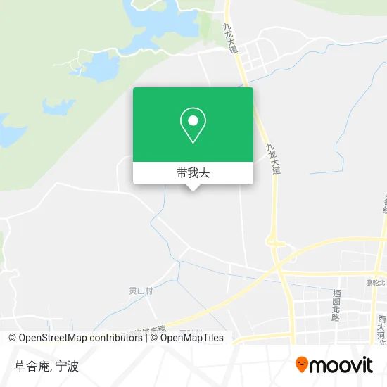 草舍庵地图
