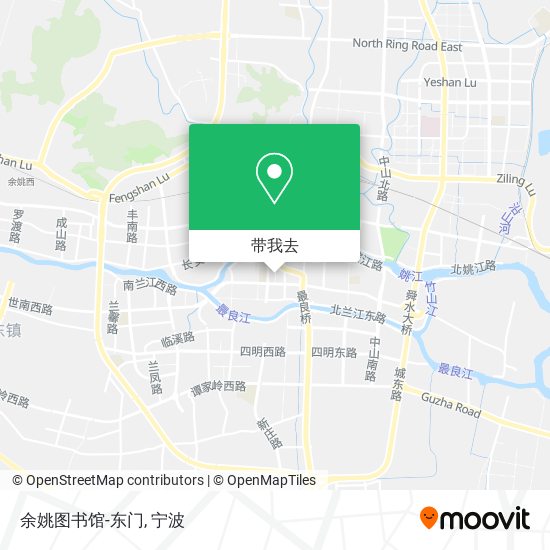 余姚图书馆-东门地图