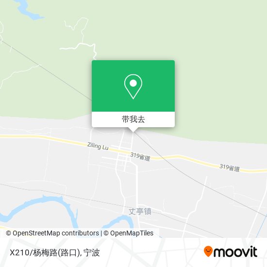 X210/杨梅路(路口)地图