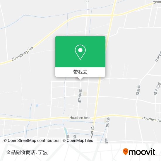 金晶副食商店地图