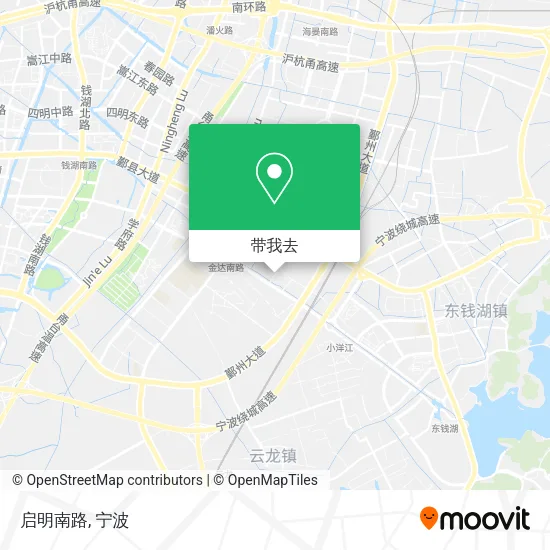 启明南路地图