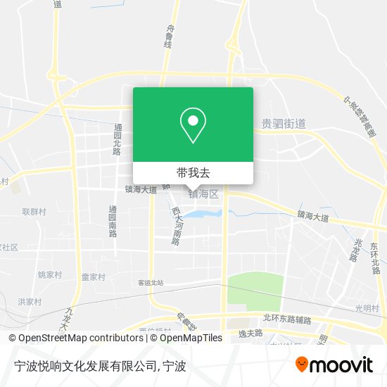宁波悦响文化发展有限公司地图