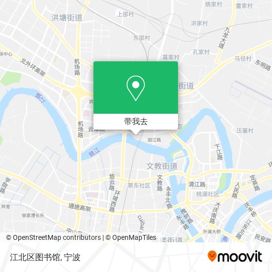 江北区图书馆地图