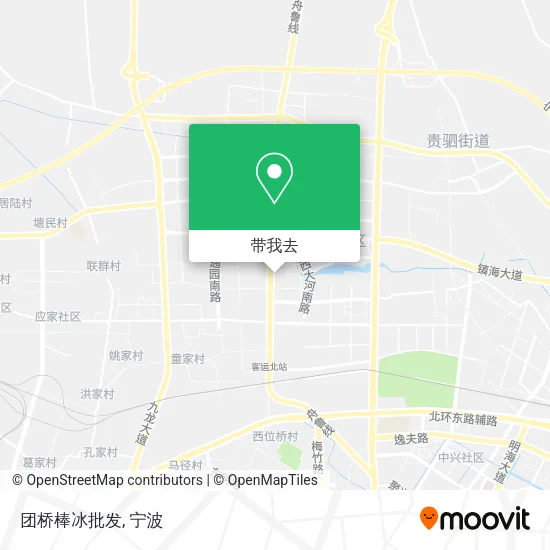 团桥棒冰批发地图