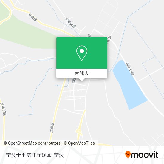 宁波十七房开元观堂地图