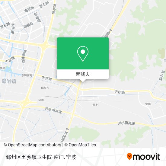 鄞州区五乡镇卫生院-南门地图