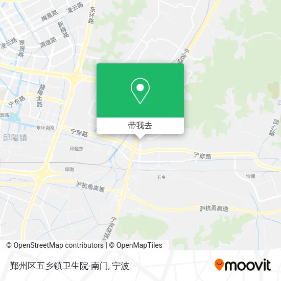 鄞州区五乡镇卫生院-南门地图