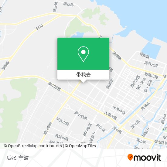 后张地图