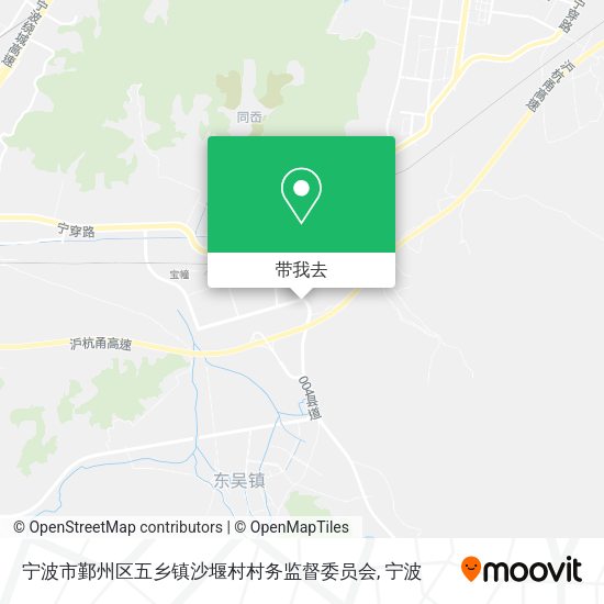 宁波市鄞州区五乡镇沙堰村村务监督委员会地图