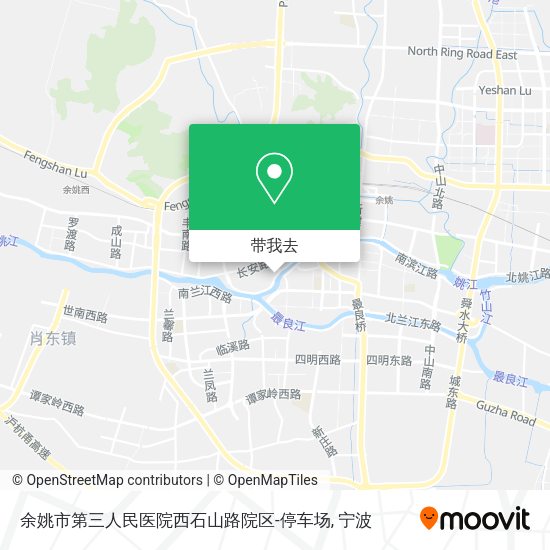 余姚市第三人民医院西石山路院区-停车场地图