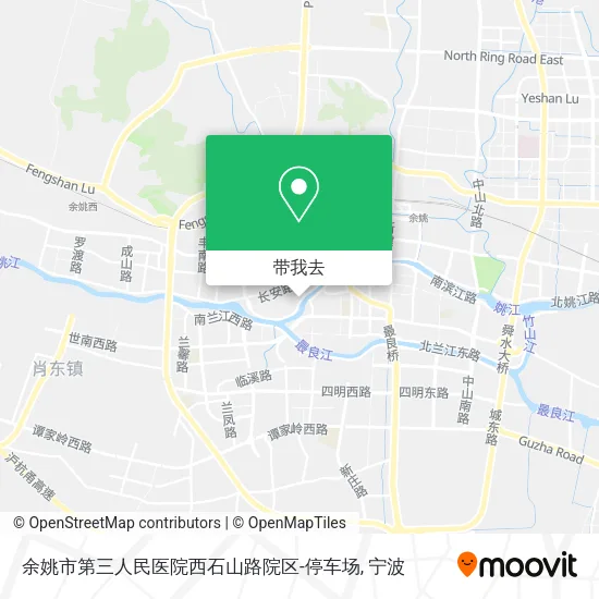 余姚市第三人民医院西石山路院区-停车场地图