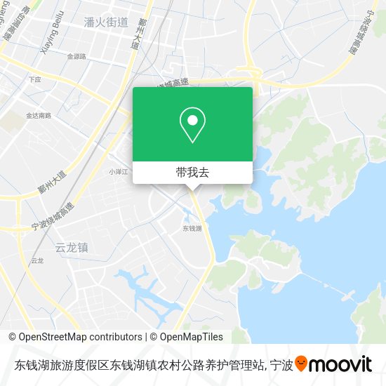 东钱湖旅游度假区东钱湖镇农村公路养护管理站地图