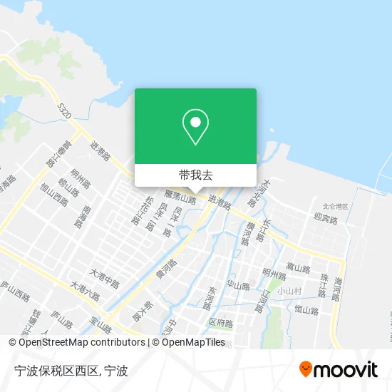 宁波保税区西区地图
