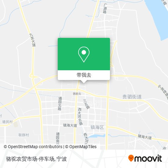 骆驼农贸市场-停车场地图