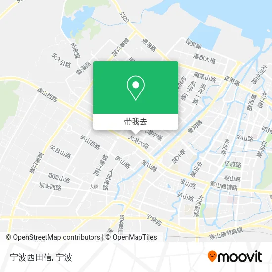宁波西田信地图