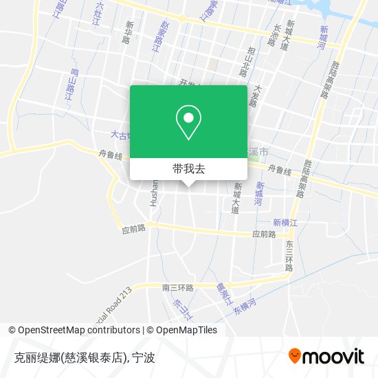 克丽缇娜(慈溪银泰店)地图