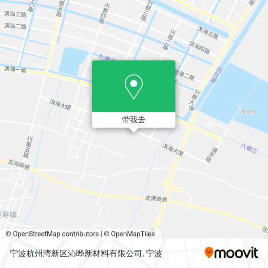 宁波杭州湾新区沁晔新材料有限公司地图