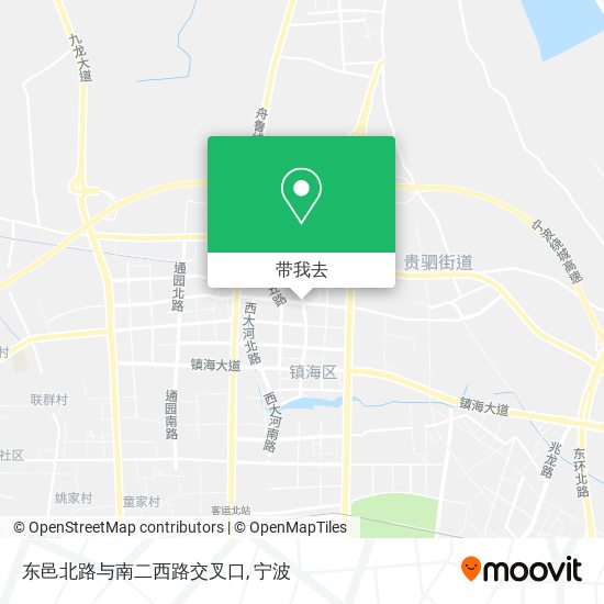 东邑北路与南二西路交叉口地图