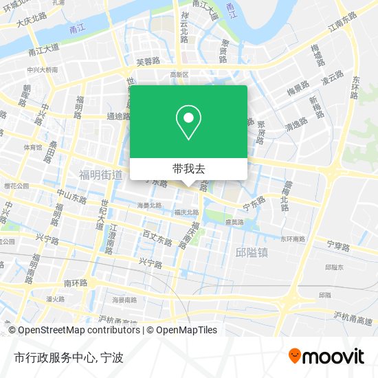 市行政服务中心地图