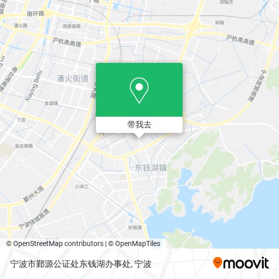 宁波市鄞源公证处东钱湖办事处地图
