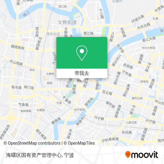 海曙区国有资产管理中心地图