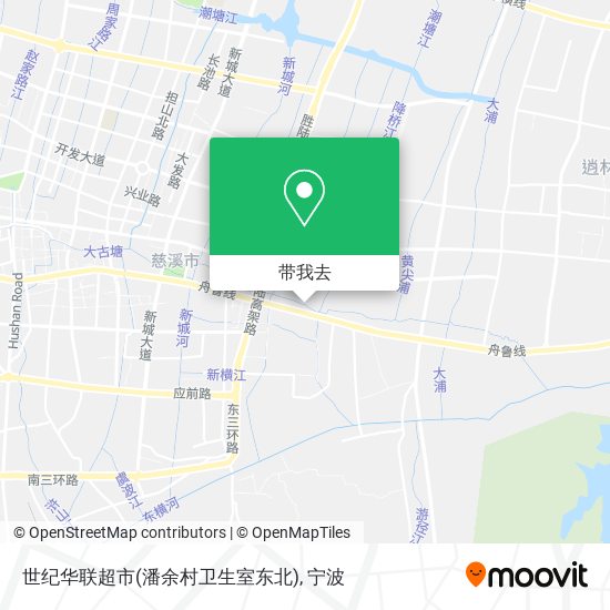 世纪华联超市(潘余村卫生室东北)地图