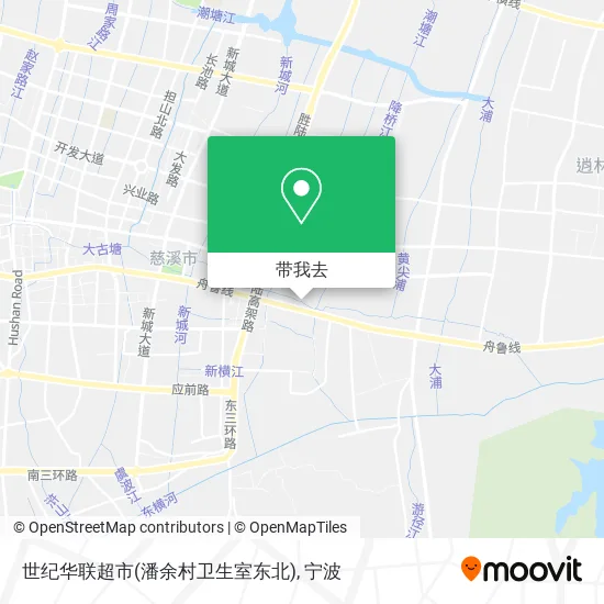 世纪华联超市(潘余村卫生室东北)地图