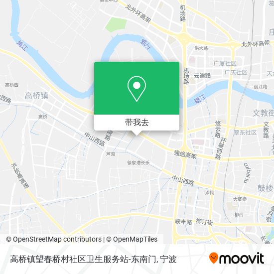 高桥镇望春桥村社区卫生服务站-东南门地图
