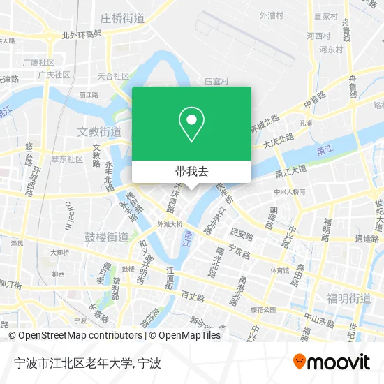 宁波市江北区老年大学地图
