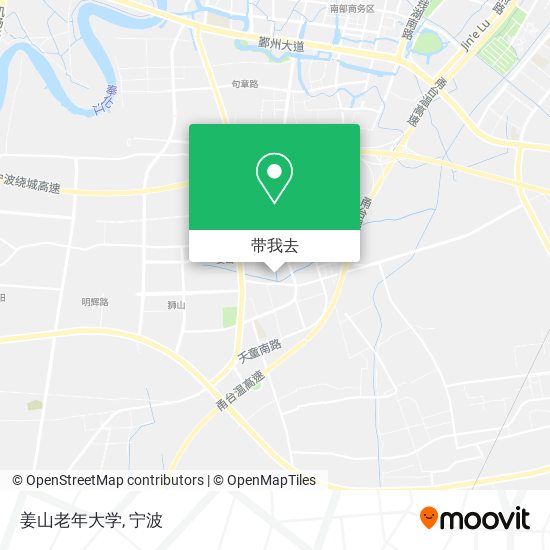 姜山老年大学地图