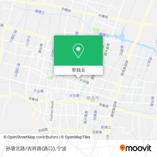 孙塘北路/吉祥路(路口)地图