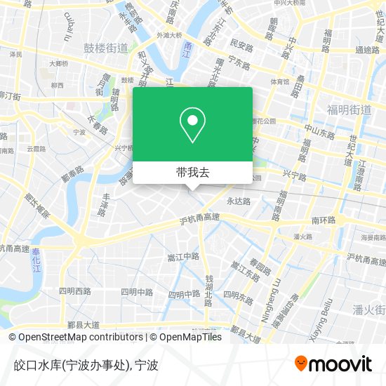 皎口水库(宁波办事处)地图